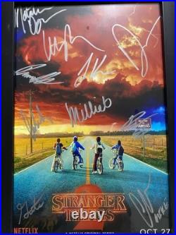 Stranger Things Season 2 Full Cast Authentic Autographed Signed