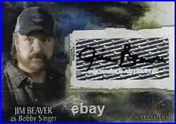 Supernatural Season 3 Jim Beaver as Bobby Singer A20 Auto Card