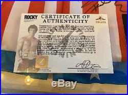 Sylvester Stallone Signed Rocky Balboa Boxing Shorts / Trunks Autograph New