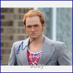 TARON EGERTON autograph ACOA signed 8x10 photography ROCKETMAN