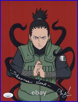 TOM GIBIS signed NARUTO SHIPPUDEN Shikamaru 8x10 Photo Autograph JSA COA Cert