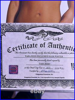 Tara Reid Autographed 11 15 w. COA from STEEL CON