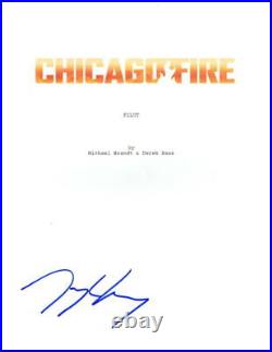 Taylor Kinney Signed Chicago Fire Pilot Episode Script Authentic Autograph Coa