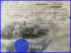 Teddy Roosevelt Signed Military Appointment Document RARE LOOK! Museum Glass