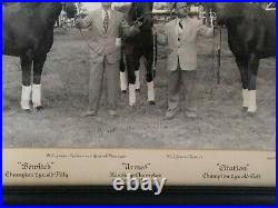 The Calumet Farms Triple Champion Of 1947 Autographed Photo