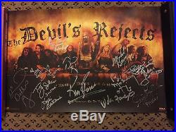 The Devil's Rejects poster signed by Haig, Moseley, Berryman, Foree, Soles etc