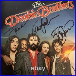 The Doobie Brothers Autographed Vinyl With Coa