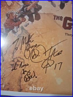 The Goonies Autographed Signed 24x36 Poster Corey Feldman Comic Con