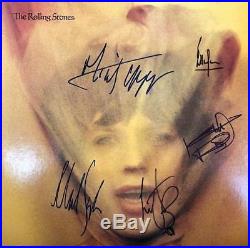 The Rolling Stones- Record Album Signed by all 5 Band Members