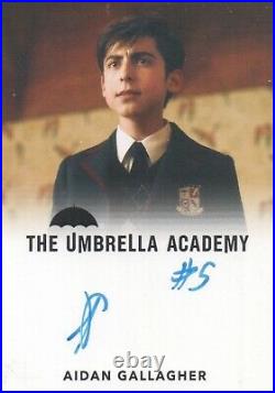 The Umbrella Academy Season 1, Aidan Gallagher (Number Five) #5 Autograph Card