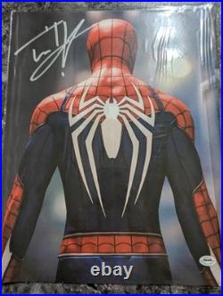 Thomas Stanley Holland Spider-Man Rare Signed Autographed 11x14 Photo with COA