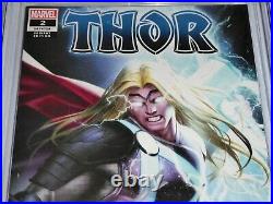Thor #2 CGC SS Signature Autograph 9.8 Donny Cates Variant Edition Signed 125