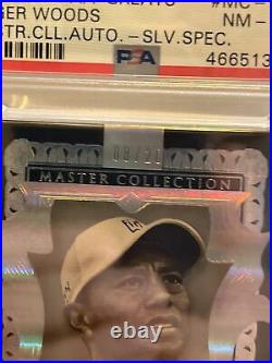 Tiger Woods 2016 Upper Deck Mc-tw Master Collection Autograph On Card Auto #/20