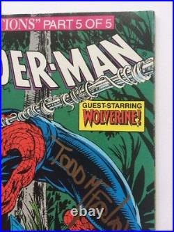 Todd McFarlane Signed Spider Man 12 Autographed Marvel Wolverine