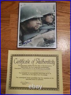 Tom Hanks Matt Damon Saving Private Ryan Autographed Signed Photo 8 x 10 COA