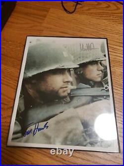 Tom Hanks Matt Damon Saving Private Ryan Autographed Signed Photo 8 x 10 COA