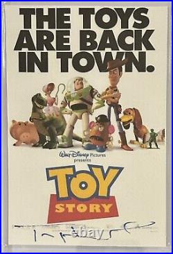 Tom Hanks SIGNED Disney Toy Story Movie Woody Photograph Print PSA DNA Autograph
