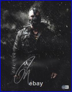Tom Hardy Signed 11x14 Photo The Dark Knight Rises Bane Autograph Beckett 11