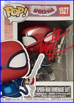 Tom Holland Autographed Signed Spider-man Funko Pop #1527