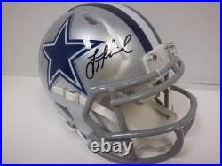 Troy Aikman Signed Autographed Dallas Cowboys Mini Helmet Fanatics COA