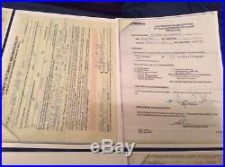 Tupac 2pac Shakur Signed Bill Of Sale Contract PSA/DNA & JSA Auto 13 Signatures