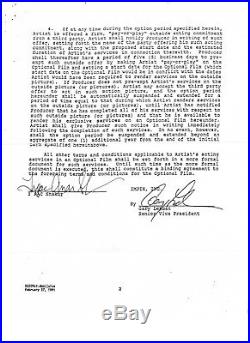 Tupac Shakur 2Pac Signed Juice Contract JSA Authenticated