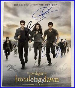 Twilight Robert, Kristen, Taylor, Nikki, Ashley, Peter Autographed Photo COA