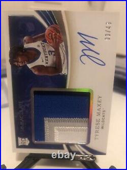 Tyrese Maxey /49 RPA -RC- 2020-21 Panini Immaculate Collection Collegiate PPA-TM