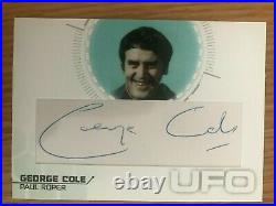 Ufo Series 3 Cut Autograph Card George Cole As Paul Roper Gc9