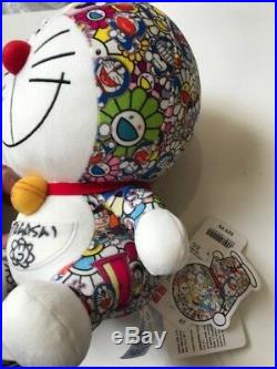Uniqlo Doraemon X Signed by Takashi Murakami Plush Toy AUTOGRAPHED On April 26th