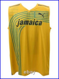Usain Bolt Signed Jamaica 9.58 World Record Olympic Jersey with Beckett COA