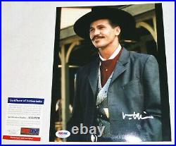 Val Kilmer Signed Tombstone Doc Holliday autographed 8X10 picture PSA JSA