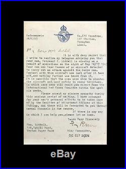 Very Rare Guy Gibson Hand Signed Dambusters Raid Condolence Letter 617 Squadron