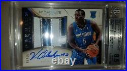 Victor Oladipo 2013/14 Immaculate Collection Rc Premium Auto Patch #7/10 Bgs 8.5