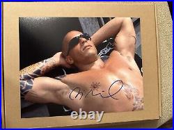 Vin diesel autographed 8x10 photo