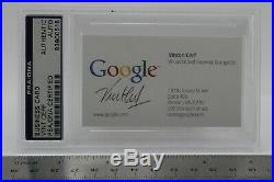 Vint Cerf Signed Google Business Card Autograph Authentic COA/PSA (Vinton)