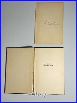 Vintage SIGNED 1932 American Individualism by Herbert Hoover President