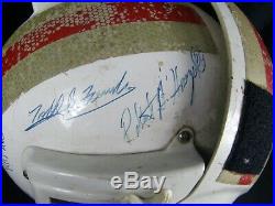 Vintage Us Coast Guard Uscg Gentex Flight Helmet Helicopter Pilot Autographed
