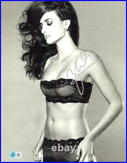 W@W Penelope Cruz Signed Autograph Sexy 11X14 PHOTO Beckett BAS