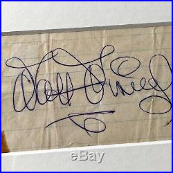 WALT DISNEY JSA LOA Phil Sears Original Autograph Signature Signed