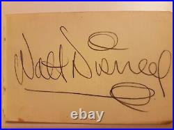 Walt Disney Autograph. Animator. Signed London 1935