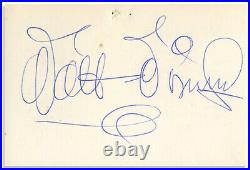 Walt Disney Signature Signed Autograph Page