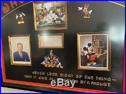 Walt Disney Signed Autograph Cut Framed 8x10 Original Photos Phil Sears COA