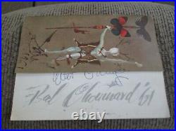 Walt Disney signed Chouinard 1961 not dedicated autograph Salvador Dali cover