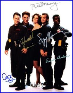 Weaver Murray Aykroyd Ramis Hudson autographed 11x14 Picture signed Photo + COA