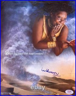 Whoopi Goldberg Signed Autographed Magazine Page Broadway Aladdin Psa Coa C