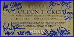 Willy Wonka Golden Ticket, Autographed (signed) By Four, Plus Extras