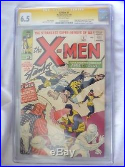 X-Men #1 (1963) CGC 6.5 (SS) Signature Series- Stan Lee Autograph 1 of 17 Signed