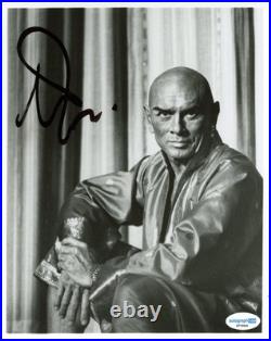 Yul Brynner The King and I AUTOGRAPH Signed Autographed 8x10 Photo ACOA