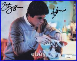 Zach Galligan Howie Mandel dual autographed signed 8x10 photo Gremlins JSA COA